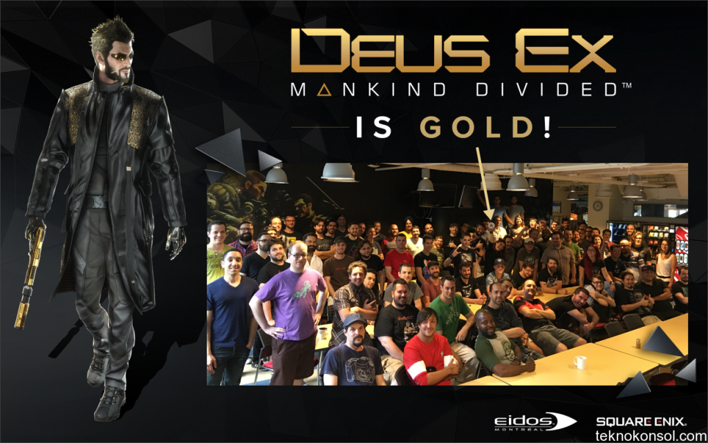 Deus Ex: Mankind Divided'ın yapım aşaması tamamlandı
